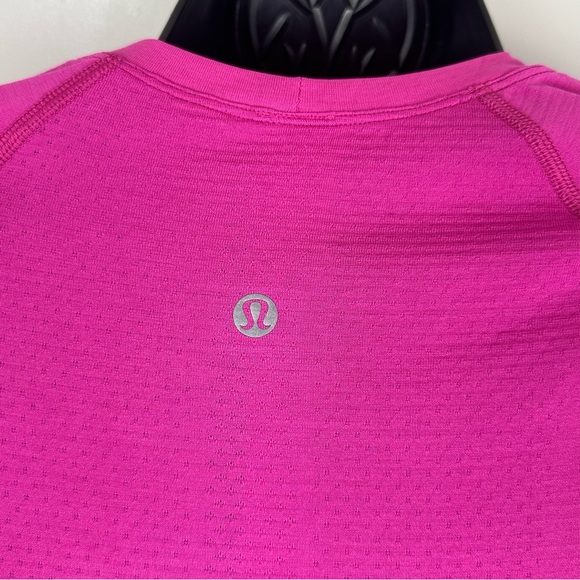NWT Lululemon Sz 6 Swiftly Tech Long Sleeve 2.0 Race Length SONIC PINK Sold Out - Picture 9 of 10